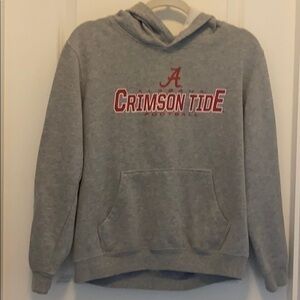 Alabama boys gray hoodie size large